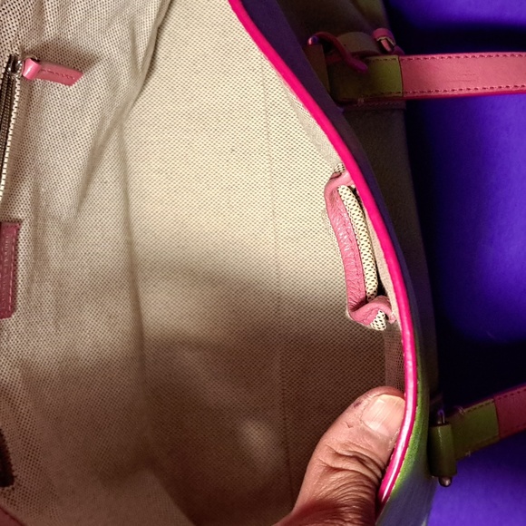 vintage Dooney & Bourke leather "Wicked" 💚shoulder Bag ST. PATRICKS DAY READY🍀 - Picture 9 of 16